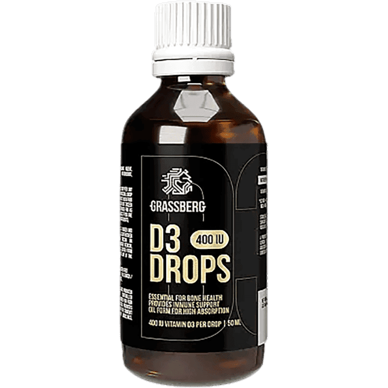 Grassberg Vitamin D3 10 mkq 400 ME 50 ml