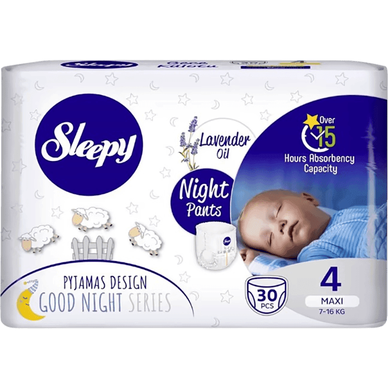 Sleepy-4 Night Maxi bez-tuman lavanda, 30 əd