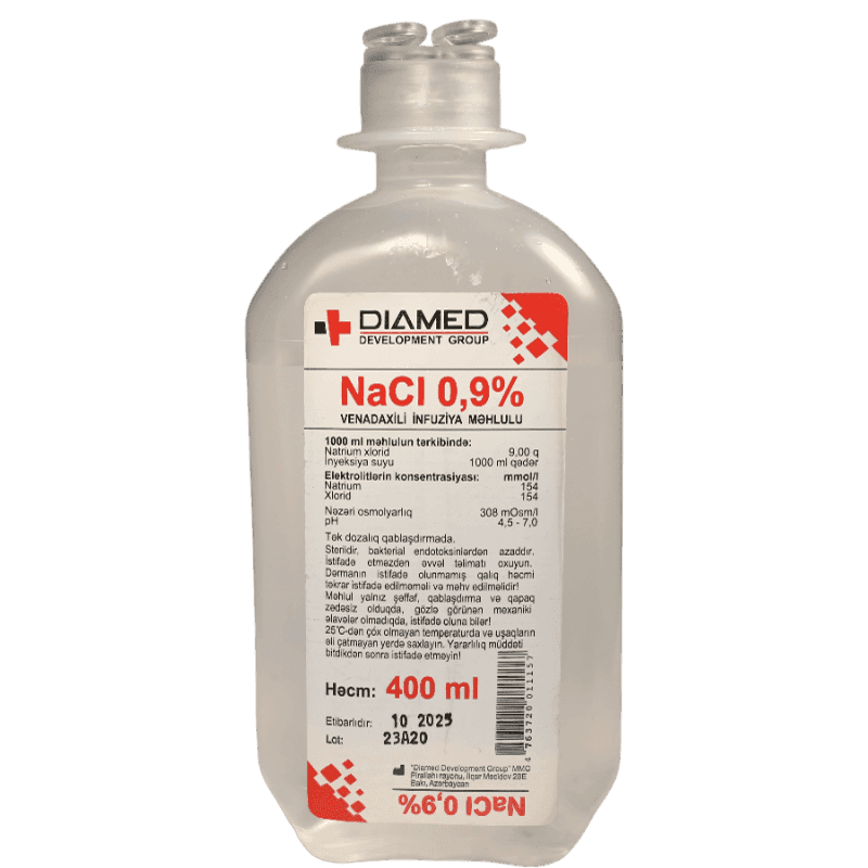 Natrium Xlodir 0,9% 400 ml