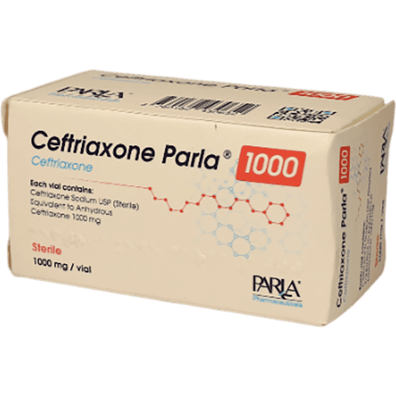Ceftriaxone Parla 1 q 1 əd