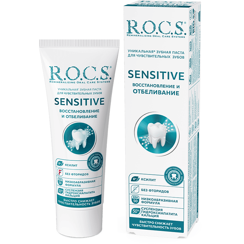Roks Sensitive bərpa diş pastası 94 q
