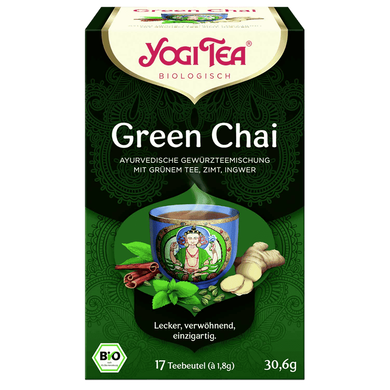 Yogi Tea Yaşıl Təbii çay 17 əd