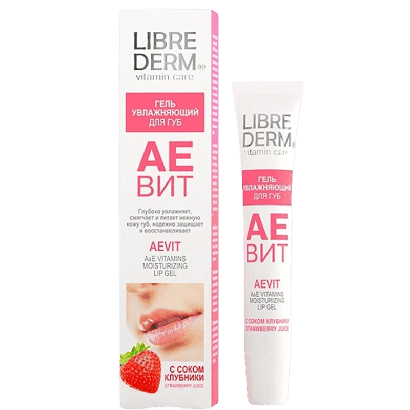 AEVIT çiyələk suyu ilə dodaqlar üçün nəmləndirici gel 20 ml