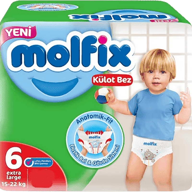 Molfix-6 extra large bezlər 15+ kq, 26 əd