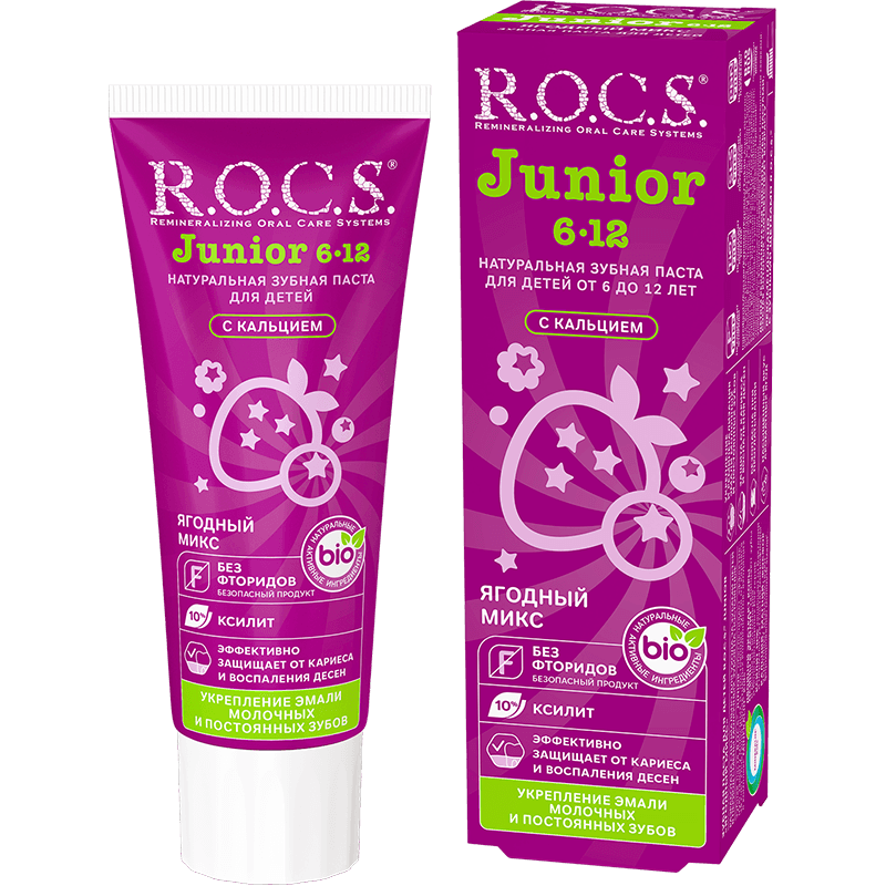ROKS Junior Berry Mix diş pastası 74 q