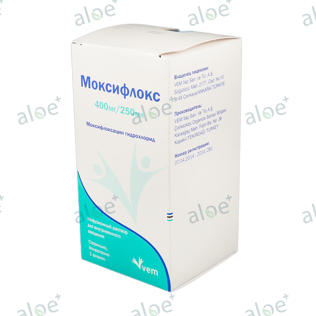 Moksifloks 400 mq/250 ml 1 əd
