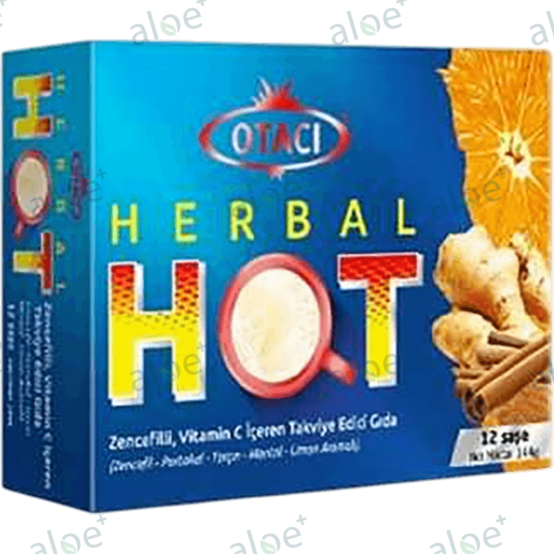 Herbal hot zəncəfil və vitamin C 12 əd