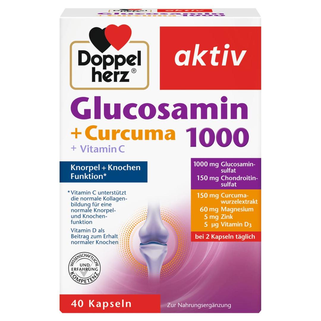 Doppel Herz aktiv Glucosamin 1000 + Sarıkök, 40 əd