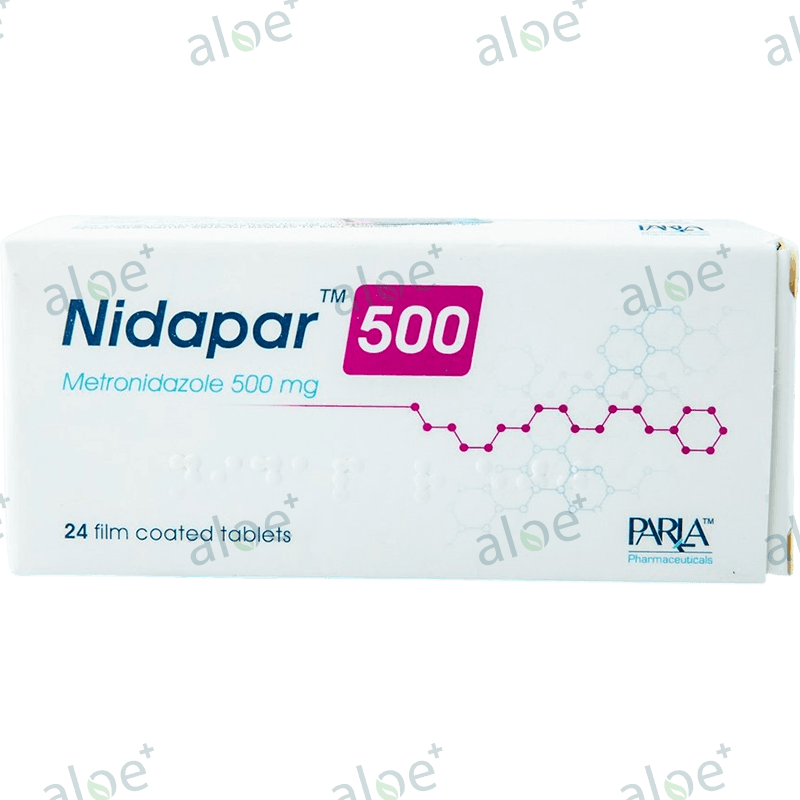 Nidapar 500 mg. 24 əd.