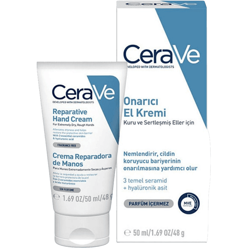 CeraVe Əl üçün bərpaedici quru dəri üçün krem, 50 ml