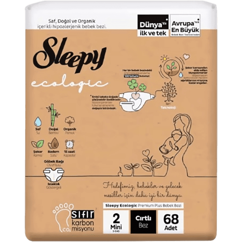 Sleepy Ecologic-2 Mini bezlər, 3-6 kq