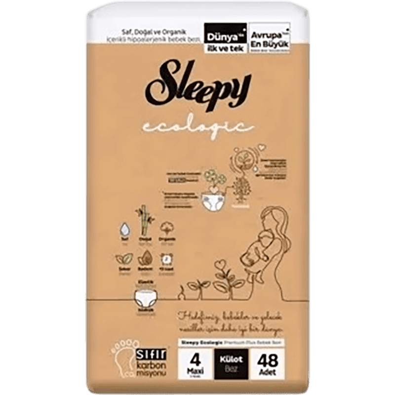 Sleepy-4 Ecologic bez-tuman Maxi 7-16 kq 48 əd