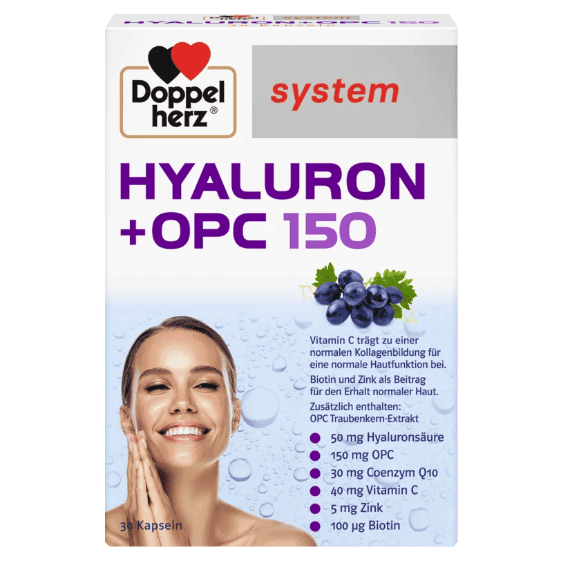 Doppel Herz System Hialuron 100 mq + OPC, 30 əd