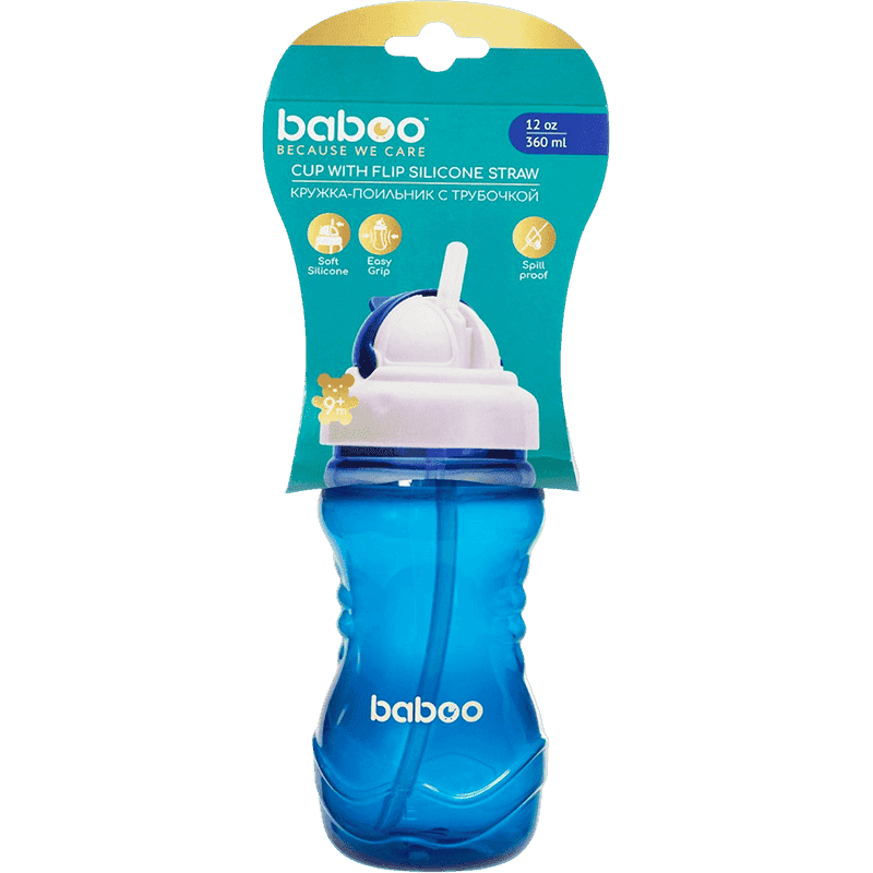 Baboo sürüşməyən su qabı Blue Haze, göy