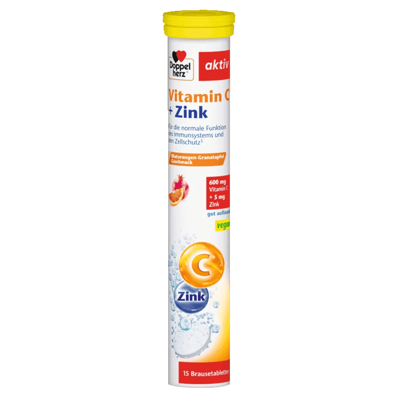 Doppel Herz aktiv Vitamin C + Sink, 15 əd