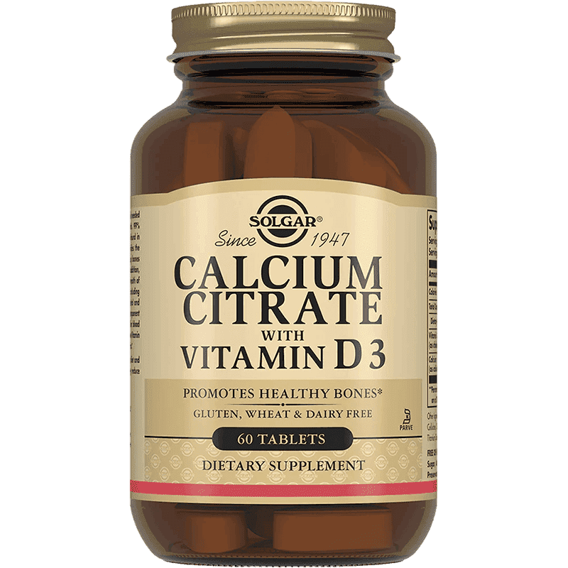 Solgar Calcium Citrate vitamin D3 ilə, 120 əd