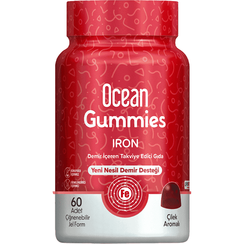Ocean Gummies İron jele formasında, 60 əd