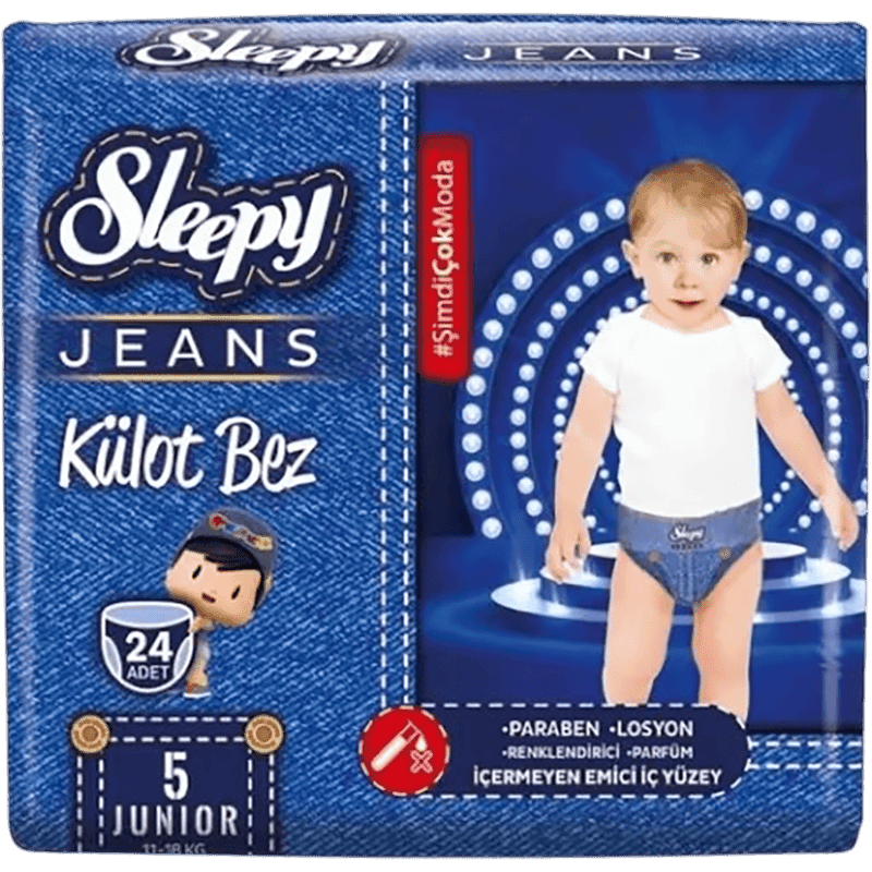 Sleepy-5 Jeans Junior bez-tuman, 24 əd