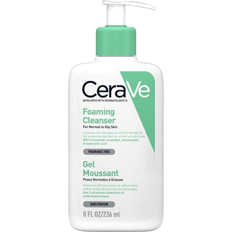 CeraVe Yağlı dəri üçün təmizləyici köpük, 236 ml