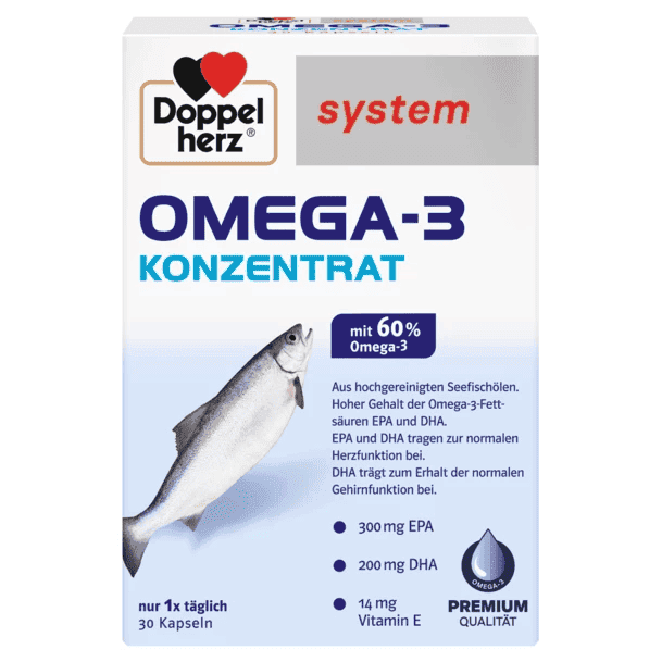 Doppel Herz System Omega-3 Konsetrat, 30 əd
