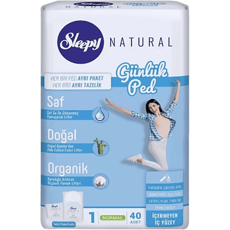 Sleepy Bio Natural hərgünlük padlar, 40 əd